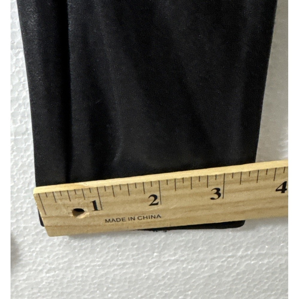 Spanx Leggings Women's Small/Petite (24x25.5) Faux Leather Shiny Black High Rise - Picture 8 of 9
